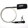 XM SURF MORE Longneck Surfboard Leash 9ft., COMP Cord Thickness (.220 in.), Ideal for Longboards, Manuever Without Stepping on Cord, Key Pocket, Unbreakable Swivels, Detachable Railsaver, Made in USA view 1