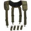 MELOTOUGH Tactical Duty Belt Harness Padded Adjustable Tool Belt Suspenders with Key Chin and Patch (Ranger Green) view 1
