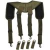 MELOTOUGH Tactical Duty Belt Harness Padded Adjustable Tool Belt Suspenders with Key Chin and Patch (Ranger Green) view 2