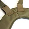 MELOTOUGH Tactical Duty Belt Harness Padded Adjustable Tool Belt Suspenders with Key Chin and Patch (Ranger Green) view 3