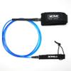 XM SURF MORE Longneck Surfboard Leash 9ft., COMP Cord Thickness (.220 in.), Ideal for Longboards, Manuever Without Stepping on Cord, Key Pocket, Unbreakable Swivels, Detachable Railsaver, Made in USA view 1