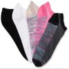 No nonsense Women's Green Threads No Show Liner Sock, 12 Pair Pack Casual Socks, Assorted 1: Black/White/Pink/Tan, One Size US view 2