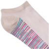 No nonsense Women's Green Threads No Show Liner Sock, 12 Pair Pack Casual Socks, Assorted 1: Black/White/Pink/Tan, One Size US view 3