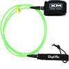 XM SURF MORE Comp 10ft Surfboard Leash with Tangle Free Upgrade, Cord Thickness (.220in), Key Pocket, Unbreakable Swivels, Detachable Railsaver, Made in USA view 1
