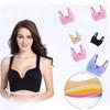 2 PCS Women's Aerobics Gym Dance Yoga Vest Sports Bra Top Vest Anti-Shock Bra Without Steel Ring Black + Apricot view 2