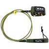 XM SURF MORE Comp 9ft Surfboard Leash with Tangle Free Upgrade, Cord Thickness (.220in), Key Pocket, Unbreakable Swivels, Detachable Railsaver, Made in USA view 1