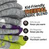 HOT FEET Kids Thermal Socks  2 Pack Warm Winter Socks for Boys and Girls, Cozy & Insulated, Thick Heated Socks for Kids, Frenchie view 4