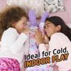 HOT FEET Kids Thermal Socks 2 Pack Warm Winter Socks for Boys and Girls, Cozy Insulated, Thick Heated Design Pink & Purple view 2