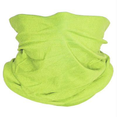TOP HEADWEAR Multifunctional Face Covering Neck Gaiter Scarf - Neon Yellow