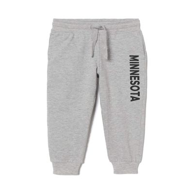 Daxton Adult Unisex Basic Jogger Sweatpants USA Cities States Side Letters - Minnesota, 3XL