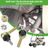 10L0L Golf Cart Tie Rod End Kit for Club Car DS 1976-2008 Gas & Electric, Left-Hand & Right-Hand Thread Ball Joint, OEM# 7539 7540 view 2