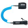 XM Stand-UP Paddle (SUP) 6ft-12ft Leash, Regular Cord Thickness (.270in), Key Pocket, Unbreakable Swivels, Detachable Railsaver, Made in USA view 1