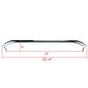 Amarine Made 2-Pack Polished Stainless Heavy Duty Oval Boat Marine Grab Handle Hand Rail with Flange & Stud (24") view 2