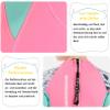Kids Girls Boys Wetsuit Full Body Neoprene Thermal Swimsuit 2.5MM for Toddler Youth Children Teen, Long Sleeve Child Scuba Diving Surf Suit One Piece Sun Protection for Water Sports (Girl Pink, L) view 4