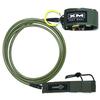 XM SURF MORE Big Wave 12ft Surfboard Leash with Power Clip Quick Release Upgrade, Cord Thickness (.313in), Key Pocket, Unbreakable Swivels, Detachable Railsaver, Made in USA view 1