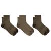 Men's Merrell Wool Blend Cushioned Hiker Quarter Socks 3 Pair, Olive, Oatmeal, Brown, M/L (Men's Shoe Size: 9.5-12) (MEA33505Q3U2001) view 4