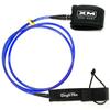 XM SURF MORE Regular 6ft Surfboard Leash with Tangle Free Upgrade, Cord Thickness (.270in), Key Pocket, Unbreakable Swivels, Detachable Railsaver, Made in USA view 1