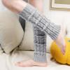 Loritta Womens Leg Warmers Winter Warm Knit Long Boot Socks Slouch Knee High 80s for Party,A2-4 Pairs(black + dark Grey + light Grey + wine red) view 2