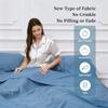 MongByYa Sleeping Bag Liner Lightweight Compact Sleeping Bag Sack Portable Clean Travel Sheet Camping Sleep Sheet for Backpacking Hotel Hiking (Mystic Blue, 82.7 X 70.9) view 2