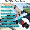 10L0L Retractable Golf Cart Seat Belt Kits for EZGO, Club Car & Yamaha, 42" Seat Belts Set of 2, Street Legal Safety Belts with Screws view 3