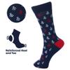 Alpine Swiss Mens Dress Socks 6 Pair Crew Sock Cotton Dress Socks for Men Solid Ribbed Argyle Pattern Multicolor Fun Designs Nautical Pack view 4