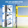 Heavy Duty Professional Volleyball Net Set for Backyard & Beach, 32-Ply Reinforced Net with Steel Anti-Sag Winch, Height-Adjustable Rust-Proof Aluminum Poles & Portable Carry Bag view 2