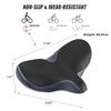 Oversized Comfort Bike Seat Comfortable Replacement Bike Saddle Memory Foam Soft Bike Saddle Waterproof Universal Fit Bicycle Seat for Women Men (b-Indoor) view 3
