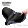 Oversized Comfort Bike Seat Comfortable Replacement Bike Saddle Memory Foam Soft Bike Saddle Waterproof Universal Fit Bicycle Seat for Women Men (b-Indoor) view 4