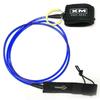 XM SURF MORE Regular 7ft Surfboard Leash with Power Clip Quick Release Upgrade, Cord Thickness (.270in), Key Pocket, Unbreakable Swivels, Detachable Railsaver, Made in USA view 1