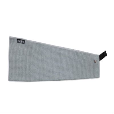 Clothlete Magnetic Microfiber Golf Towel 16" x 24" (Gray, 1 Pack)