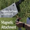 Clothlete Magnetic Microfiber Golf Towel 16" x 24" (Gray, 1 Pack) view 2