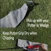Clothlete Magnetic Microfiber Golf Towel 16" x 24" (Gray, 1 Pack) view 3