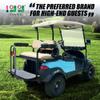 10L0L Universal Golf Cart Rear Seat Safety Grab Bar Fits for Club Car DS Precedent EZGO TXT RXV view 2