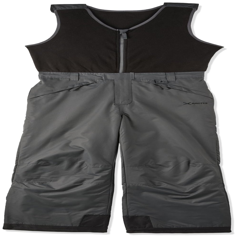 Arctix Kids Limitless Fleece Top Bib Overalls, Charcoal, 4T