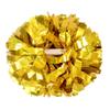 Hooshing 2PCS Gold Pom Poms Cheerleading Holographic Spot with Baton Handle for Girls Kids Team Spirit Sports Cheering view 1