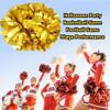 Hooshing 2PCS Gold Pom Poms Cheerleading Holographic Spot with Baton Handle for Girls Kids Team Spirit Sports Cheering view 4