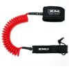 XM Stand-UP Paddle (SUP) 6ft-12ft Leash, Regular Cord Thickness (.270in), Key Pocket, Unbreakable Swivels, Detachable Railsaver, Made in USA view 1