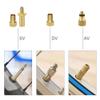 Bicycle Presta Schrader Valve Adaptor, 16PCS YASI Brass Bike Pump Adapters, Ball Pump Needle, Balloon Inflatable Toys Nozzle Inflator Adapter, Air Pump Accessories for Standard Pump or Air Compressor1 view 2