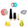 Bicycle Presta Schrader Valve Adaptor, 16PCS YASI Brass Bike Pump Adapters, Ball Pump Needle, Balloon Inflatable Toys Nozzle Inflator Adapter, Air Pump Accessories for Standard Pump or Air Compressor1 view 4
