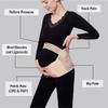 JADE KIT Pregnancy Belt, 3 in 1 Elastic Belly Band for Pregnancy, Maternity Belt Waist Care Binder Brace Prenatal Protector, Pregnancy Belt Belly Support for Pain Relieve, Mothers Day Giftse L view 3