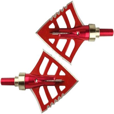 AMEYXGS 6pcs/12pcs Archery Hunting Arrowheads Blade Broadhead Screw in Arrow Tips Detachable Arrow for Hunting Outdoor Shooting Target Practice Accessories and Box (Type 14, 12 pcs)