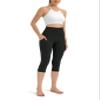 ODODOS Women's High Waisted Printed Yoga Capris with Pocket, Tummy Control Non See Through Workout Sports Running Athletic Capri Leggings, Charcoal Leopard, Small view 4
