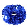 Hooshing 2PCS Blue Pom Poms Cheerleading Holographic Spot Cheer Pompoms with Baton Handle for Team Spirit School Sports Cheering view 1
