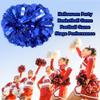Hooshing 2PCS Blue Pom Poms Cheerleading Holographic Spot Cheer Pompoms with Baton Handle for Team Spirit School Sports Cheering view 4