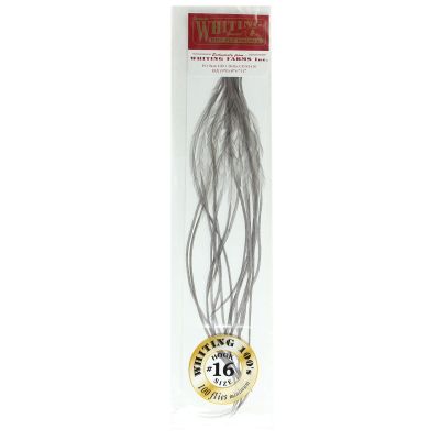 Whiting Farms 100's Saddle Hackle Pack (Dark Dun, 16)