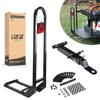 10L0L Golf Cart Rear Seat Safety Grab Bar & Trailer Hitch with Receiver Universal Fits Yamaha,Club Car, EZGO,Street Legal Heavy Duty Grab Bar w/Triangle Safety Sign view 1