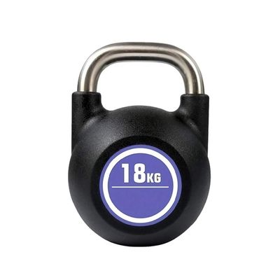 AGYH Kettlebells Cast Steel Kettlebell, Professional Strength Training, Core Training, Muscle Training, 8kg/10kg/12kg/14kg/16kg/18kg/20kg/22kg/24kg (Size : 18kg/39.6lb)