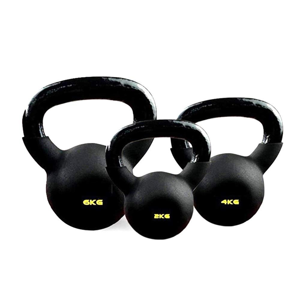 AGYH Kettlebells Black Cast Iron Kettlebells, Strength Training Cross Training Equipment For Men And Women, 11 Weight Options2kg - 22kg (Size : 22kg/48.5lb)