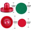 URATOT Air Hockey Pushers and Pucks - 4 Pushers, 8 Red Pucks and 8 Green Pads - Replacement Accessories for Game Tables view 2