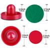 URATOT Air Hockey Accessories - Pushers, Pucks & Paddles (4 Pushers, 8 Red Pucks, 8 Green Pads) view 2